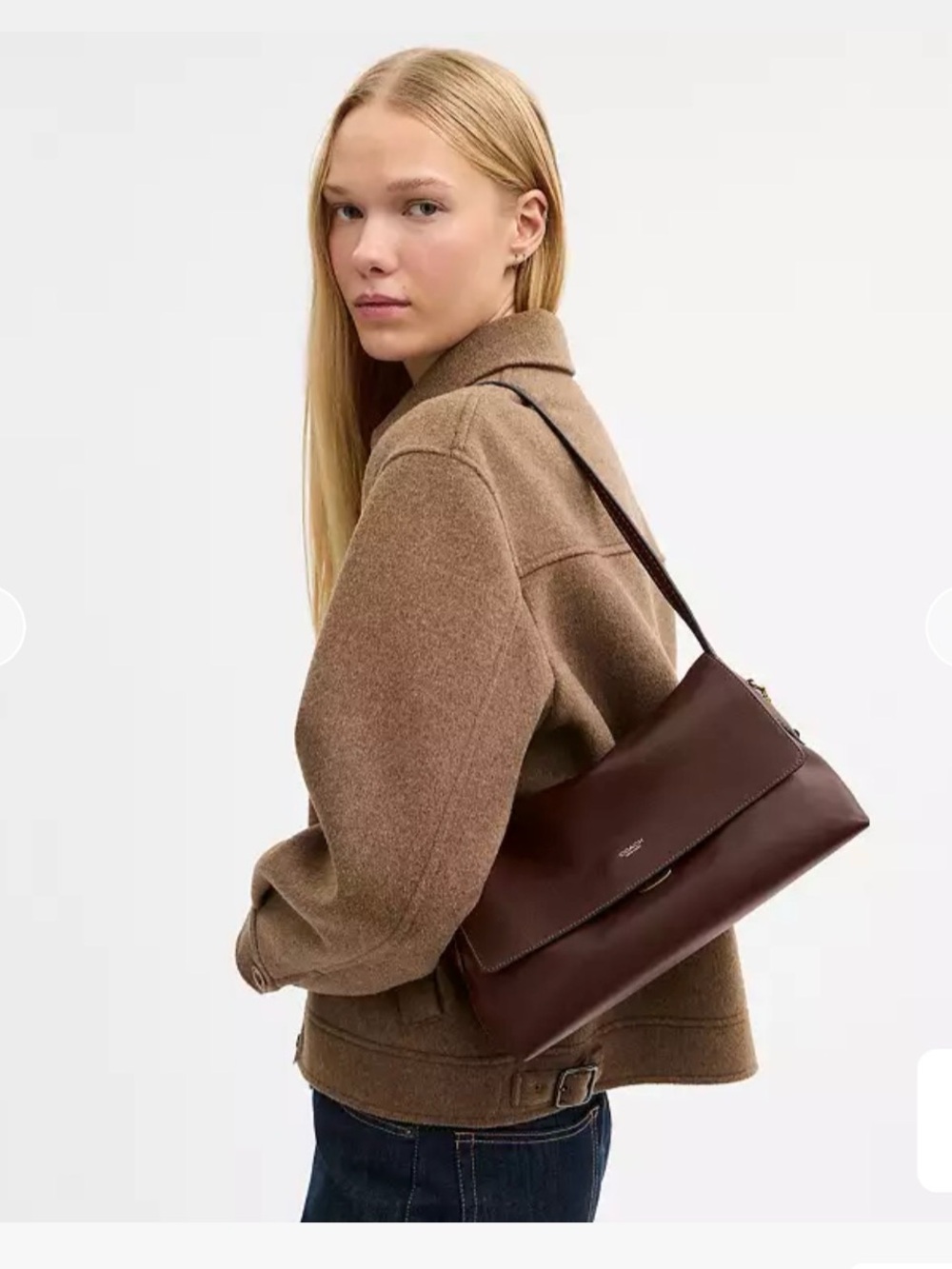 Coach Chelsea 30 Shoulder Bag Maple - Picture 8 of 9